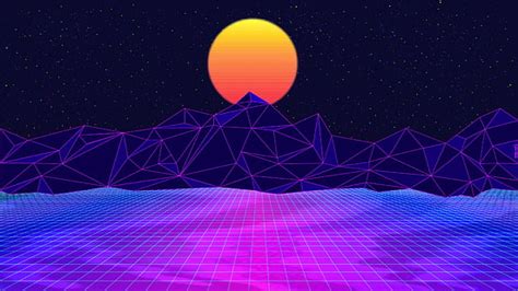 HD wallpaper: bedroom, neon, lights, outrun, synthwave, 80's, techno, furniture | Wallpaper Flare