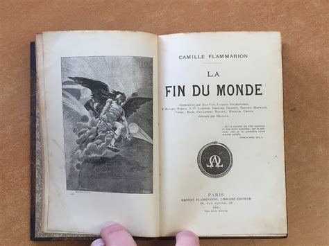 La Fin du Monde by Camille Flammarion: Good/Very Good Hardcover (1894 ...