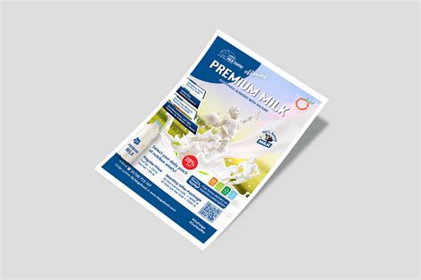 Fargo Premium Milk Flyer Design on Behance