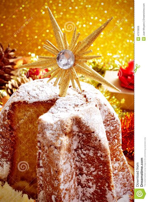 Pandoro, Typical Italian Sweet Bread for Christmas Time Stock Image - Image of italy, cuisine ...