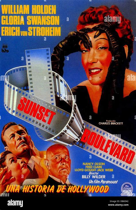 SUNSET BOULEVARD Paramount, 1950. Directed by Billy Wilder. MOVIE POSTER Stock Photo - Alamy