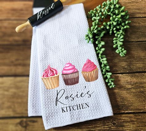 Personalized Kitchen Towels Custom Dish Towel Tea Towel Custom Kitchen ...