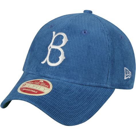 New Era Brooklyn Dodgers Light Blue Vintage Team Cord Adjustable Hat