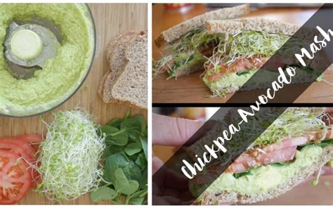 Avocado-Chickpea Mash Sandwich - Eat Fit Fuel