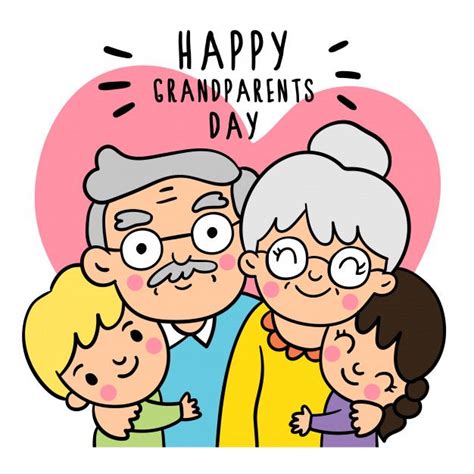 Draw doodle styles of grandparents day. Premium Vector Cute Easy Drawings, Art Drawings For Kids ...