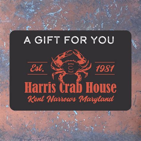 Harris Crab House Gift Card — Harris Crab House