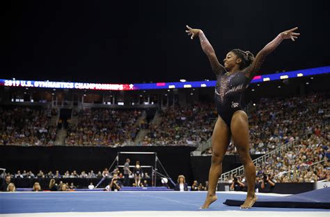 Watch Simone Biles Make History With New Triple Double In Her Floor Routine | iHeart