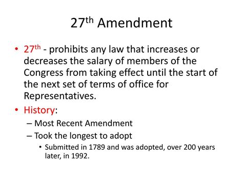 PPT - Amendments 13-27 PowerPoint Presentation, free download - ID:2928256