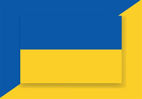 Vector Ukraine Flag. Country flag design. Flat vector flag. 21569105 ...