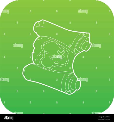 Map icon green vector Stock Vector Image & Art - Alamy