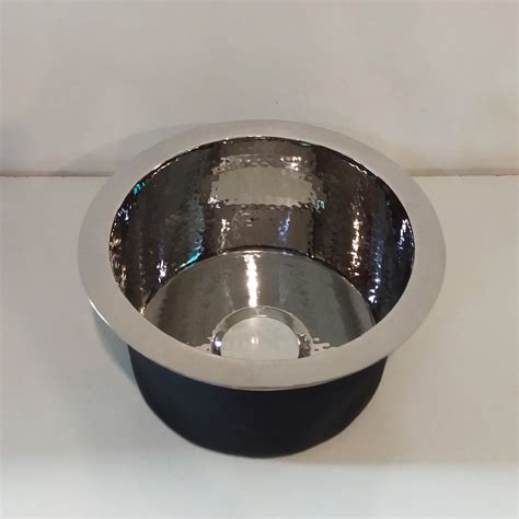 Round Stainless Steel Bar Sink