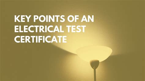 Electrical Test Certificate – Astor Theatre