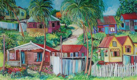 Life in Barbados Canvas - The Art Needlepoint Company