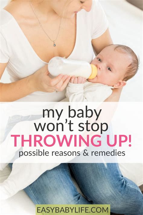 My 3-Month-Old Baby Won't Stop Throwing Up, How Can I Help?