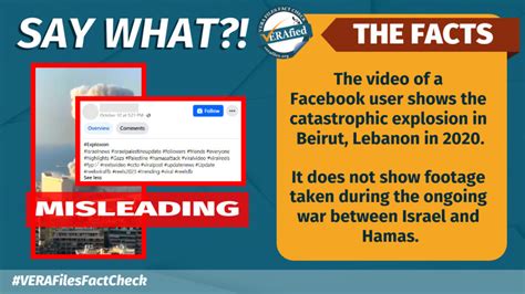 VERA FILES FACT CHECK: MISLEADING video shows Beirut explosion, NOT ...