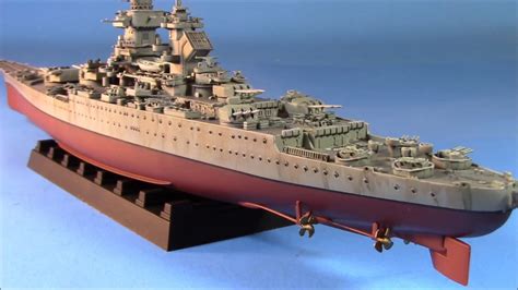 1/700 Trumpeter French Battleship Richelieu 1946 - YouTube