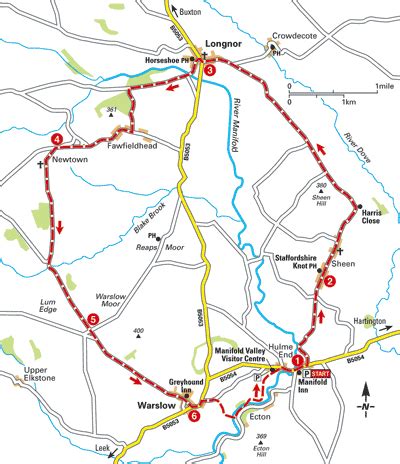 The Staffordshire Moorlands - Bike Rides - The AA