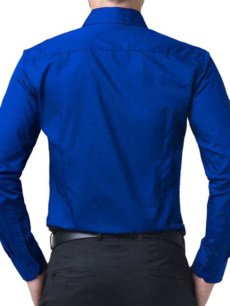 Buy online Royal Blue Cotton Formal Shirt from shirts for Men by Being Fab for ₹528 at 52% off ...