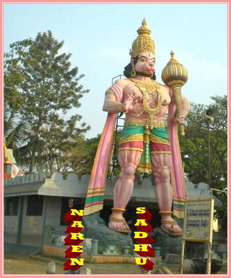 Biggest statue of Lord Bajrang Bali “The Ambassador of Bhagwan Shri Rama” is situated in front ...