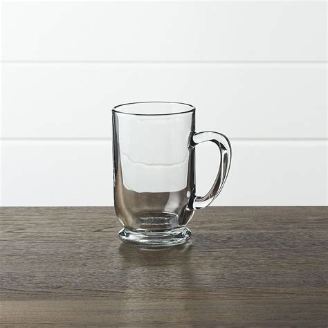 Caffeine Glass Mug + Reviews | Crate & Barrel | Clear glass coffee mugs, Glass coffee mugs, Mugs
