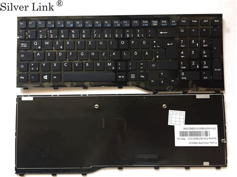 GR Germany Azerty Layout Keyboard For Fujitsu Lifebook AH552 A Series ...