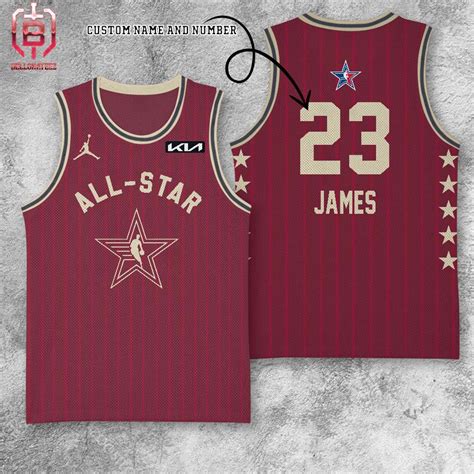 Lebron James NBA Indiana All-Star 2024 Eastern Conference Team ...