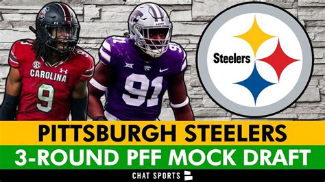 Pittsburgh Steelers 3-Round NFL Mock Draft WITH TRADES From Pro ...