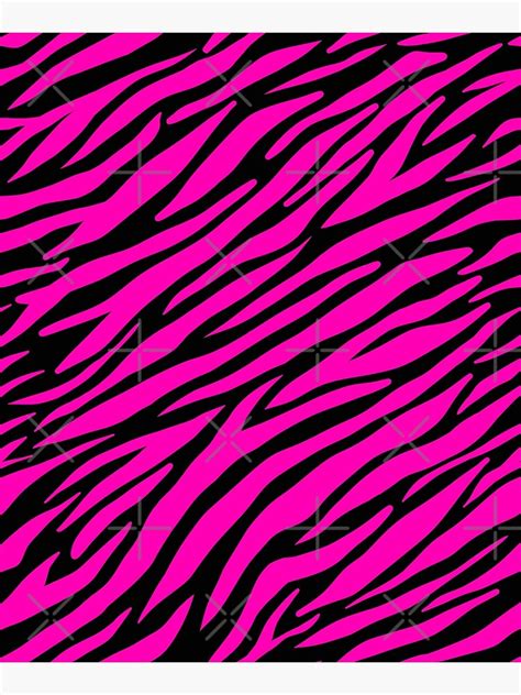 "Mcbling Aesthetic Pink Zebra Print" Mounted Print for Sale by faiiryliite | Redbubble