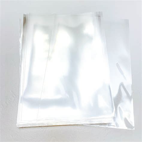 Clear Heat Seal Bags - 5" x 7" Flat - Set of 100 Bags - Miss Cookie ...