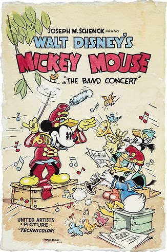 Mickey Mouse in the band concert Celebrates 80 years