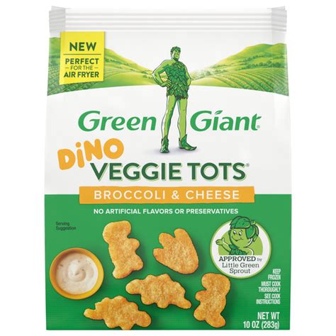 Save on Green Giant Dino Veggie Tots Broccoli & Cheese Order Online Delivery | GIANT