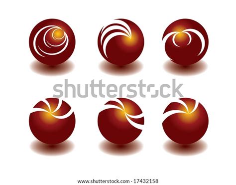 Marble Logo Set Stock Vector (Royalty Free) 17432158 | Shutterstock