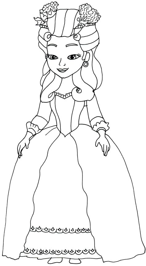 Sofia The First Coloring Pages - Coloring Home