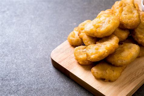 Chicken nuggets with sauce stock photo. Image of tomato - 150473482