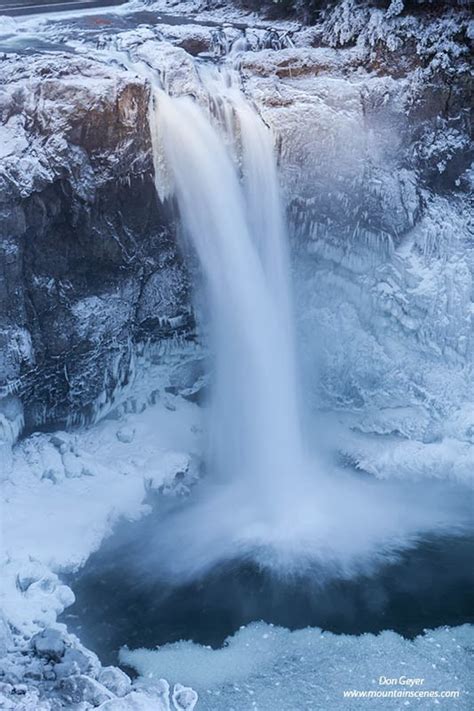 Don Geyer Current Events: Snoqualmie Falls in Winter