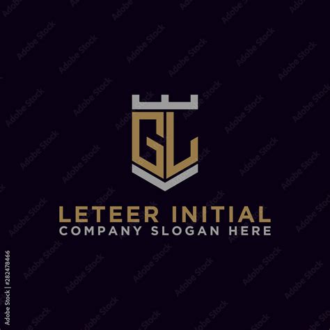 Inspiring company logo design from the initial letters GL logo icon ...