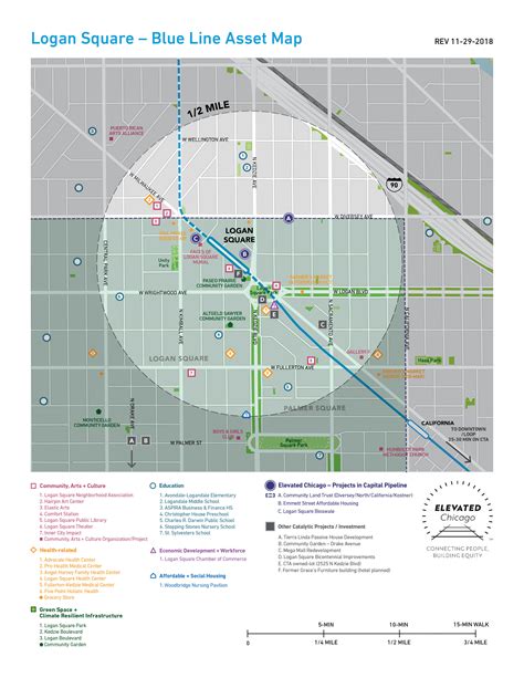 Logan Square Chicago Map | Printable Templates Free