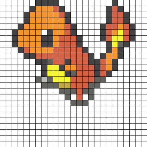 Download Charmander Sprite - Pixel Art Pokemon - Full Size PNG Image ...