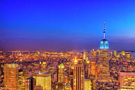 NYC Skyline At Night Photograph by Mark Tisdale - Pixels