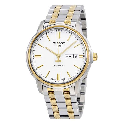 Tissot T-Classic Automatic III White Dial Men's Watch T0654302203100 | eBay