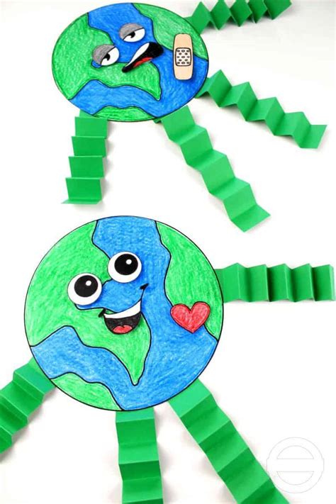 Easy Earth Day Activity: Happy Earth Sad Earth Printable · The ...