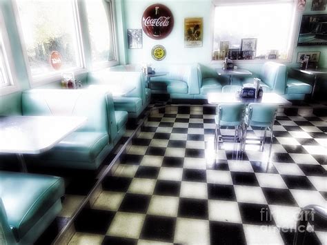 Classic American Diner Interior Photograph by George Oze