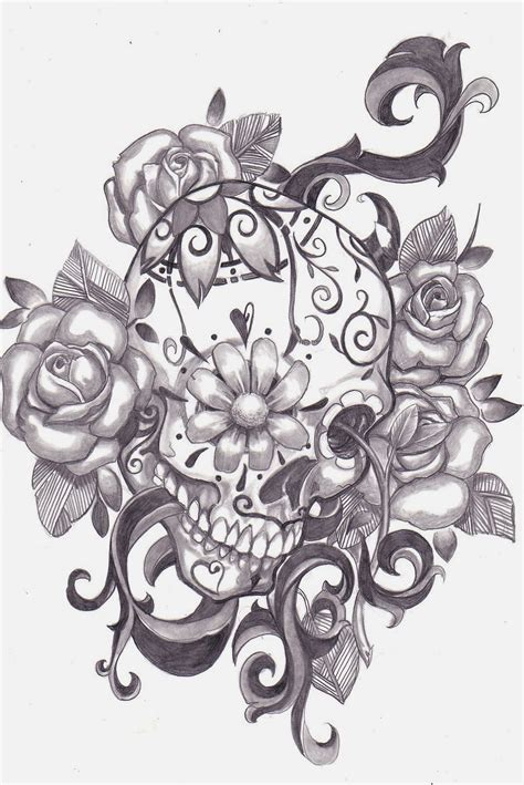 Tattoos Book: +2510 FREE Printable Tattoo Stencils: Skulls