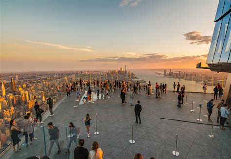 The Edge Observation Deck at sunset, Hudson Yards, Manhatt… | Flickr