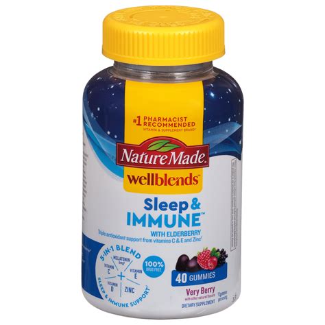 Nature Made Well Blends Sleep & Immune Very Berry Gummies - Shop Diet ...