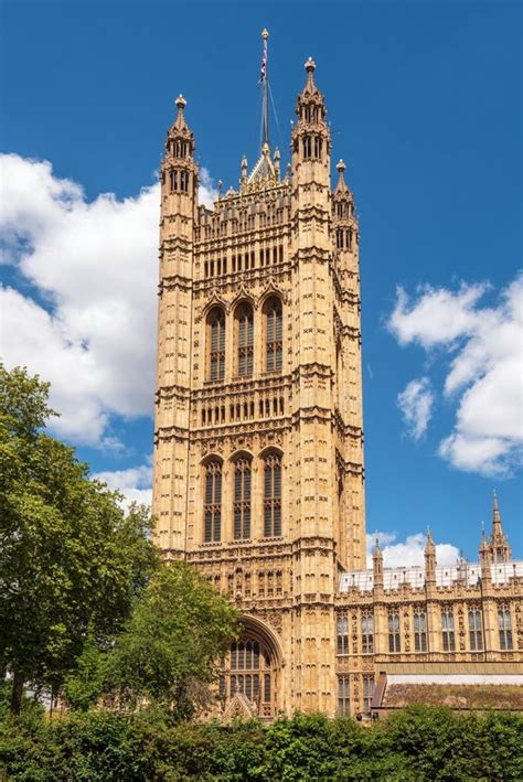 British Parliament Building Westminster in London UK on a Brilliant ...