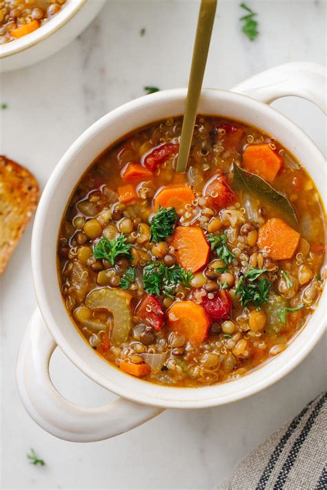 Smoky Lentil Quinoa Soup - Stovetop & Slow Cooker | Healthy & Delicious