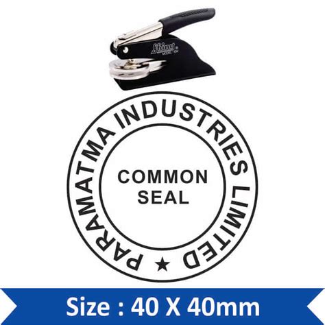 Shiny Embossing Seal 01 - Rubber Stamps Online