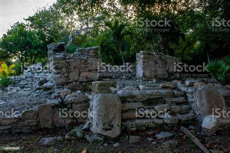 Playacar Mayan Ruinas Quintana Roo Mexico Stock Photo - Download Image ...