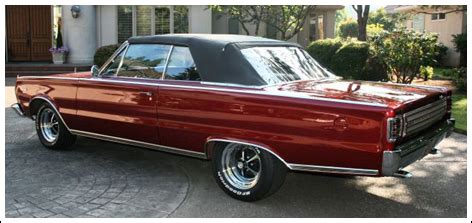 1966 Plymouth Belvedere and Satellite (B Body) Convertible Tops and Convertible Top Parts